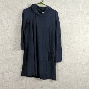 Blue turtleneck dress medium